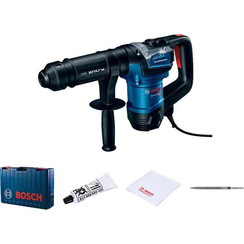 Martillo de percusión con SDS MÁX alámbrico 1.100W 2.850 BPM Bosch GSH 5-0