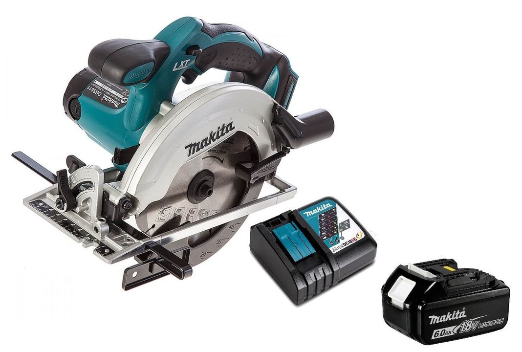 Sierra Circular 18v Inalámbrica 165mm 6-12 Makita DSS611 (6 Ah)-0