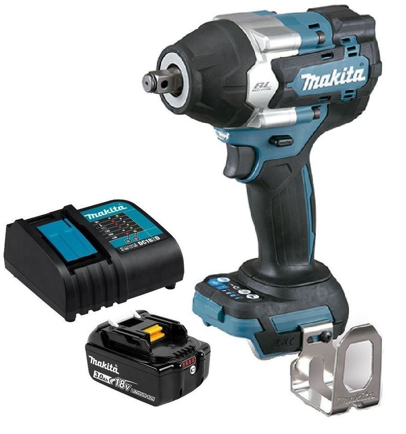 Pistola Llave Impacto 18v Brushless 700 Nm Makita DTW700 (3 Ah)-0