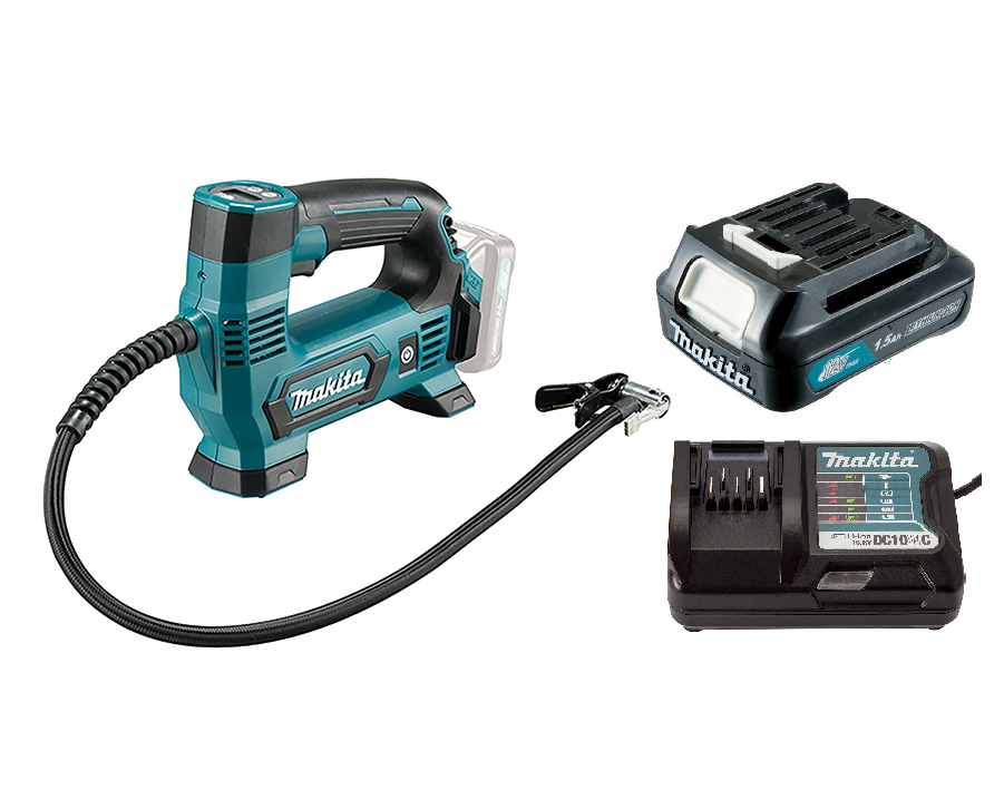Inflador Compresor Aire Inalámbrico Makita MP100D (1,5 Ah)-0