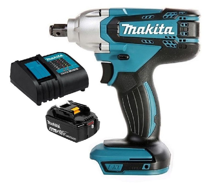 Pistola Llave Impacto 18v Inalámbrica 190 Nm Makita DTW190 (3 Ah)-0