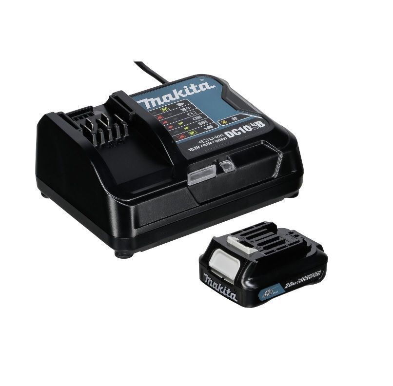 Set Batería 2 Ah + Cargador 12 Volts Makita-0