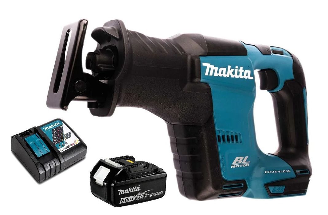 Sierra sable capacidad de corte 130 mm vel. máx. 3.000 rpm Makita DJR188 (6 Ah)-0