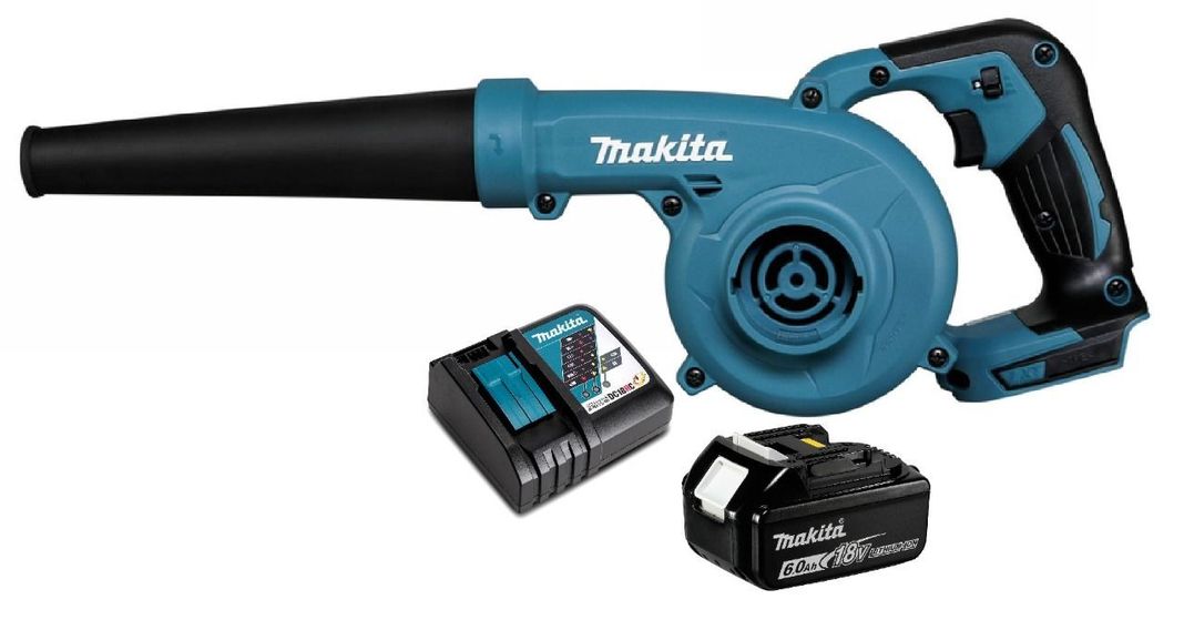  Soplador Aire Hojas Aspirador 18v Inalámbrico Makita DUB185 (6 Ah)-0