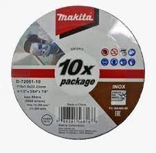 Disco Ultrafino Corte Acero Inox 4-1/2 Makita D-72001 -0