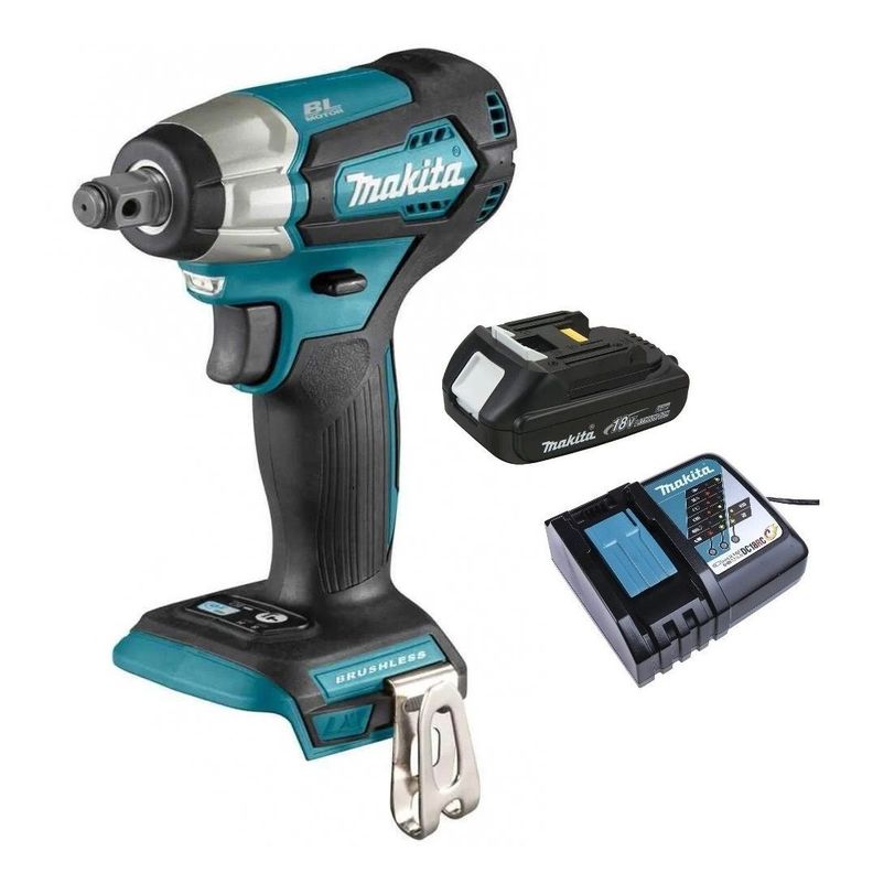 Pistola Llave Impacto 18v Brushless 210 Nm Makita DTW181 (1,5 Ah)-0