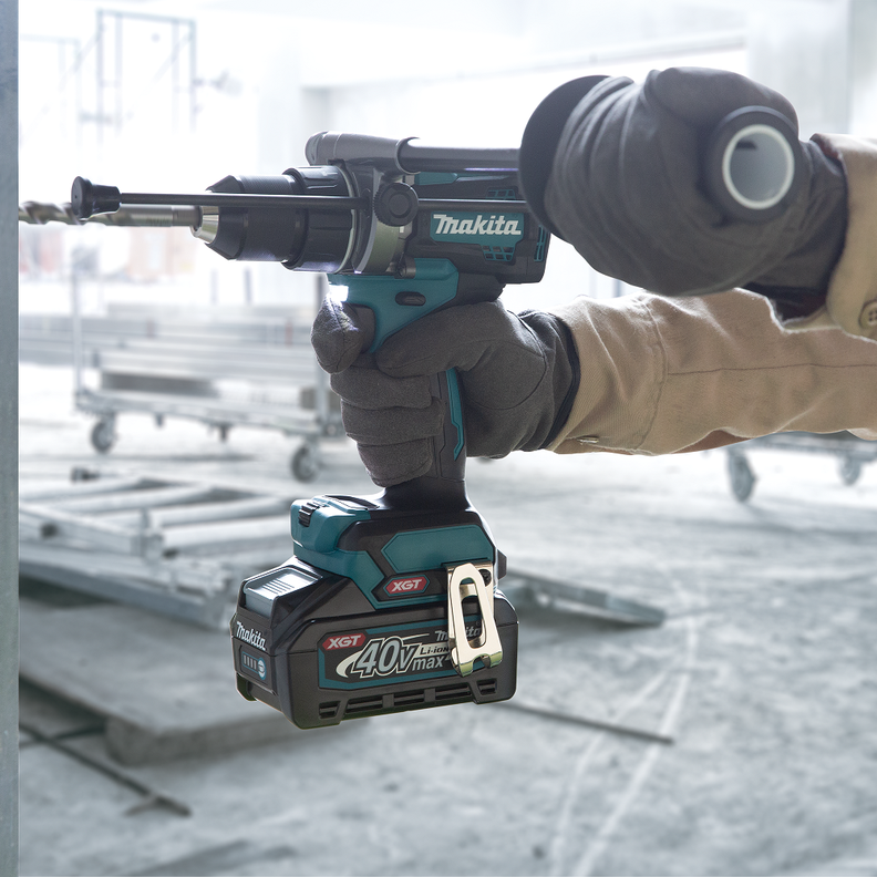 Taladro Percutor Inalámbrico 13 mm (1/2") 125 Nm 40v max XGT BL – XPT – AFT. Makita HP001GD201-2