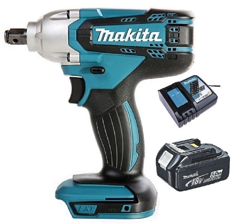 Pistola Llave Impacto 18v Inalámbrica 190 Nm Makita DTW190 (5 Ah)-0