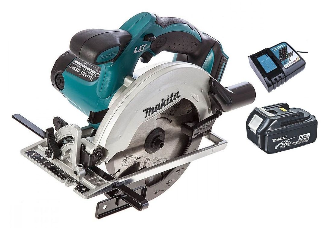 Sierra Circular 18v Inalámbrica 165mm 6-12 Makita DSS611 (5 Ah)-0