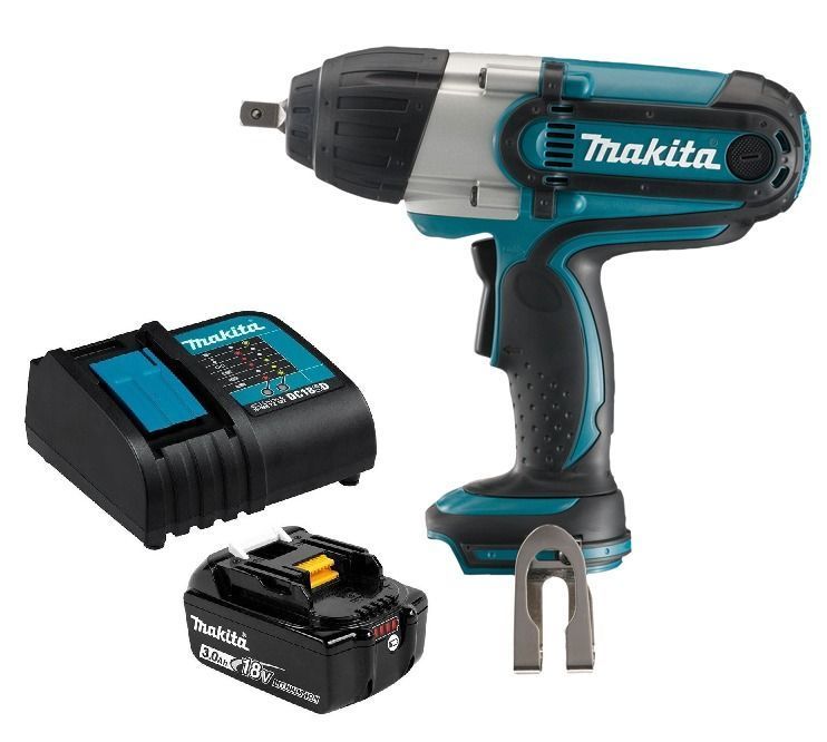 Pistola Llave Impacto 18v Inalámbrica 440 Nm Makita DTW450 (3 Ah)-0