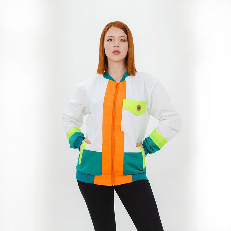 CORTAVIENTO TIPO BOMBER SPRING COLOR COMBINATION-0