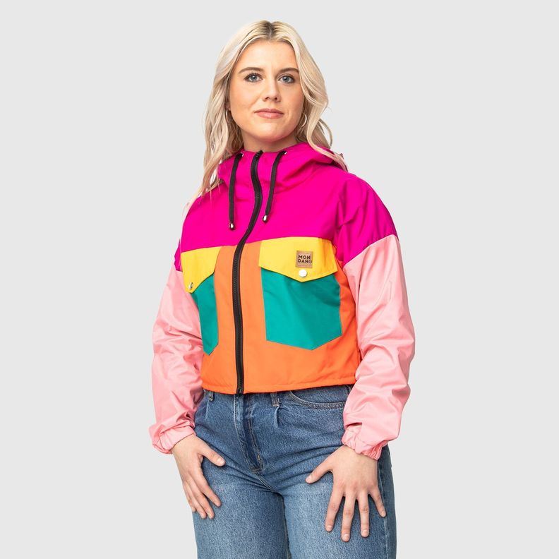 CORTAVIENTO WOMEN CROP PINKADELIC-1