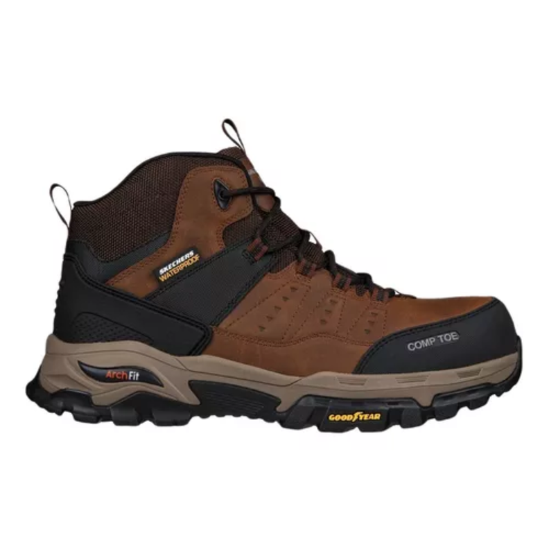 ZAPATO DE SEGURIDAD PUNTERA COMPOSITE E IMPERMEABLE SKECHERS MODELO TARVER-3