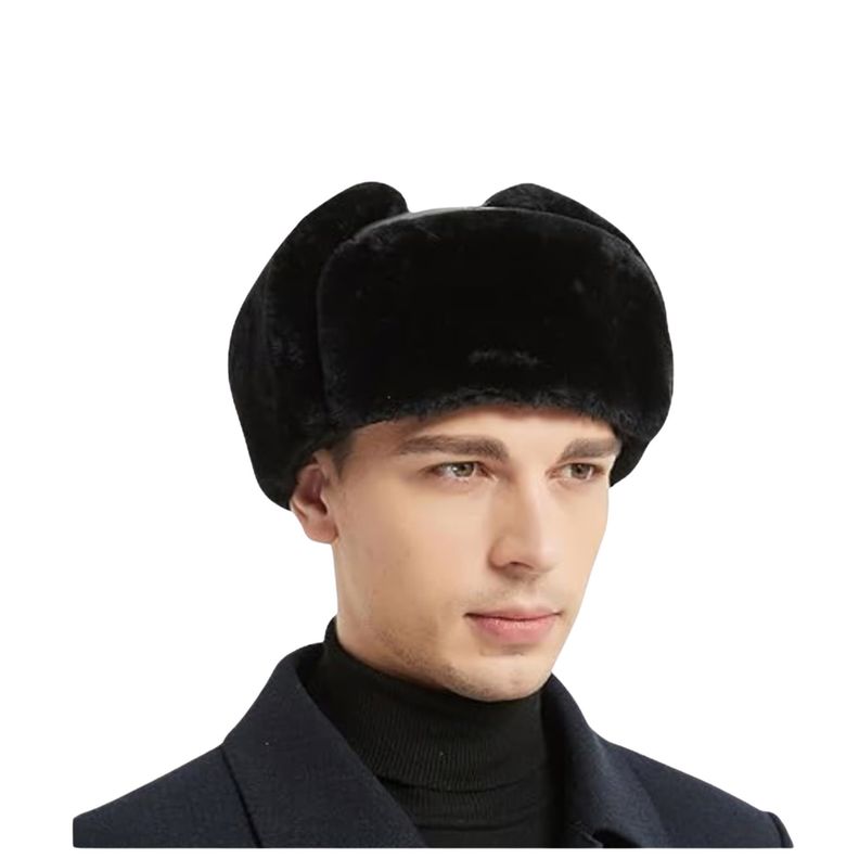 Gorro Ruso Estilo Ushanka Unisex  Adulto Otoño Invierno-4