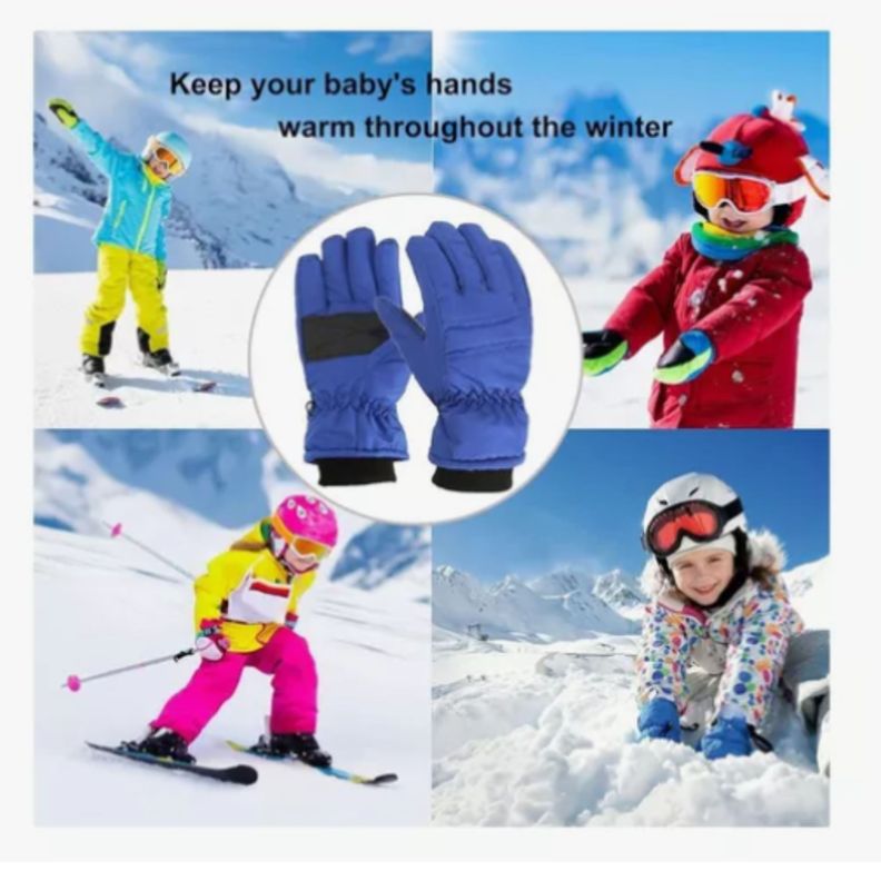 Guantes Térmicos Para Nieve Invierno Infantil  Unisex -1