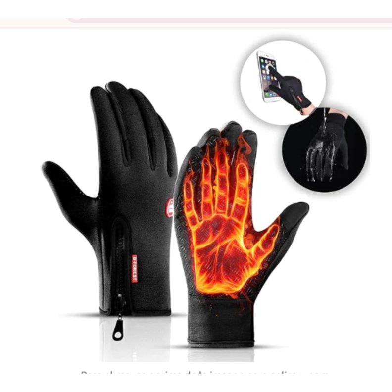  Guantes Térmicos Unisex  Touch Antideslizante Impermeable-2