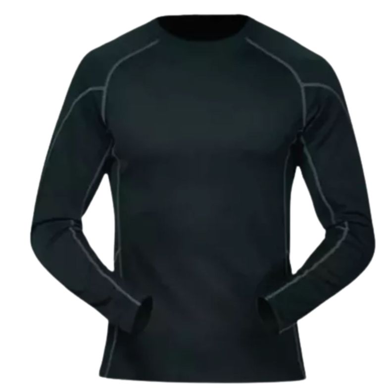 Camiseta Primera Capa Algodón Hombre Otoño Invierno-0