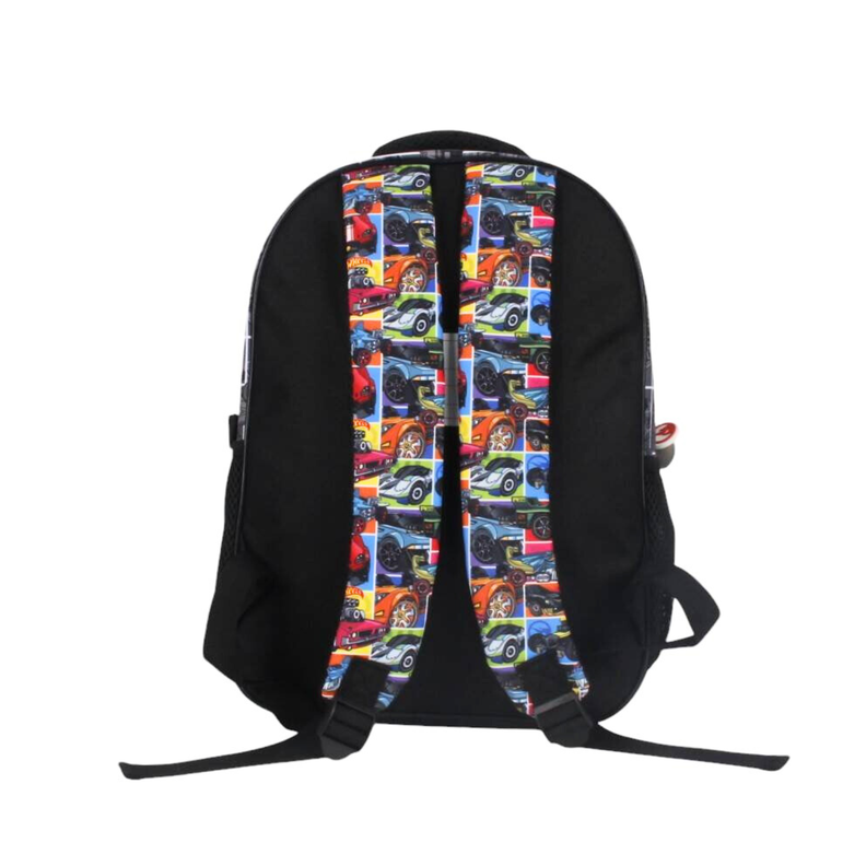 Mochila con Lonchera Hotwheels-4