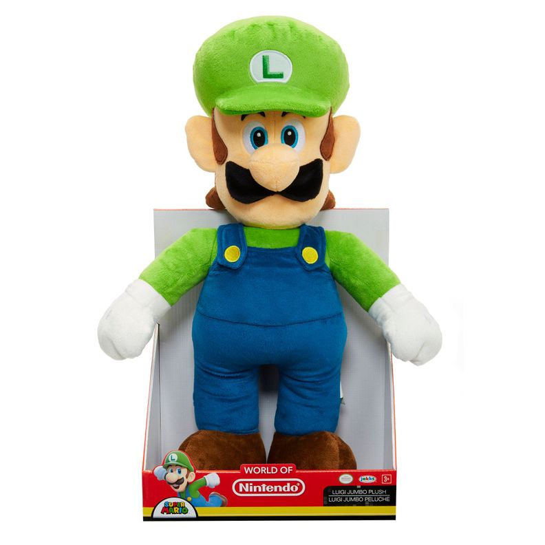 Peluche Jumbo de Luigi 50cm Nintendo-2