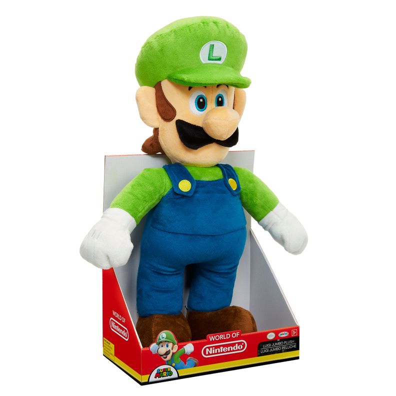 Peluche Jumbo de Luigi 50cm Nintendo-3