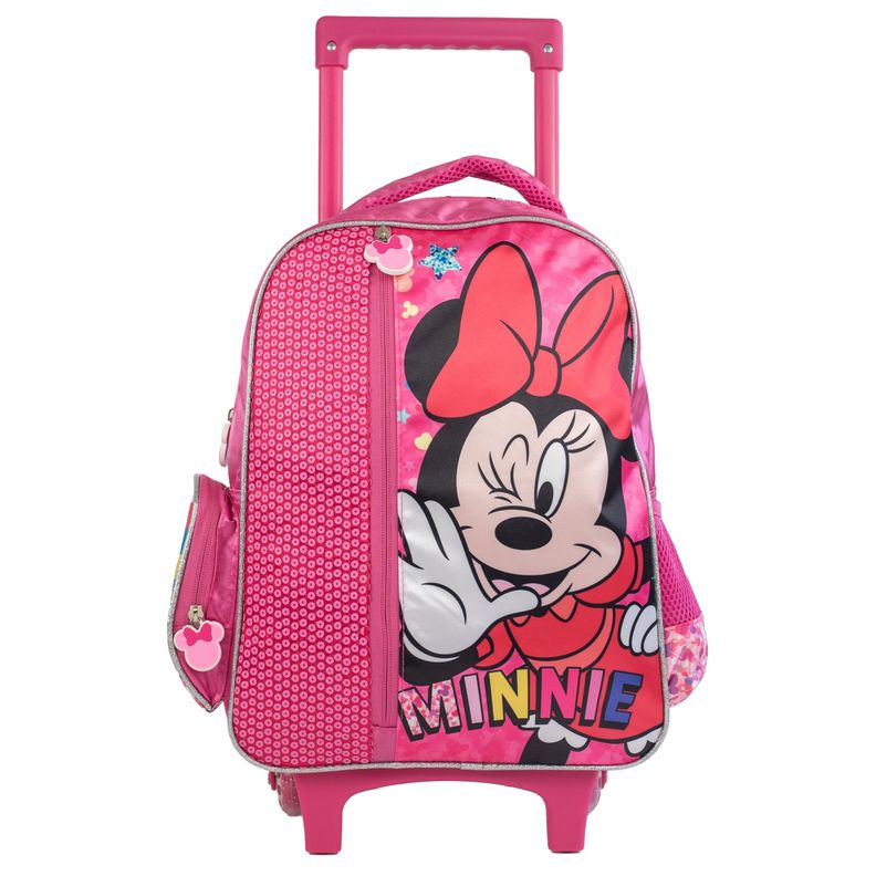 Mochila con Ruedas Lentejuelas Minnie-0