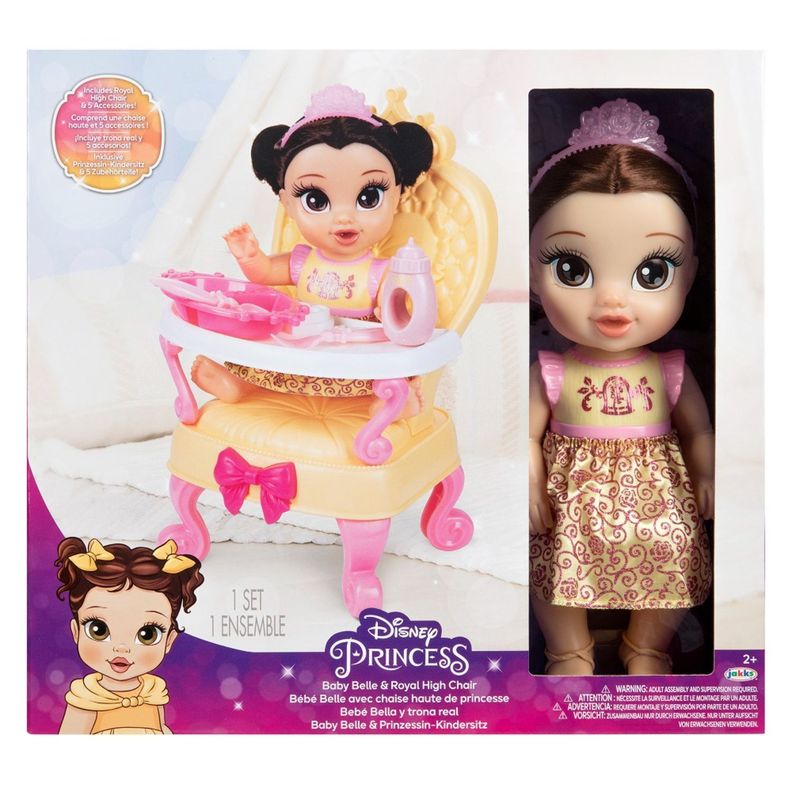 Disney Princesa Bebe Bella y trono real-2