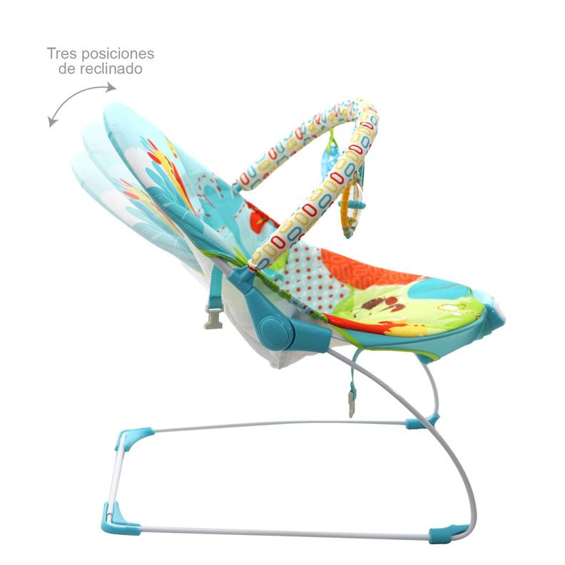 Silla Nido Pikaboo Tipo Bouncer Selva Azul-7