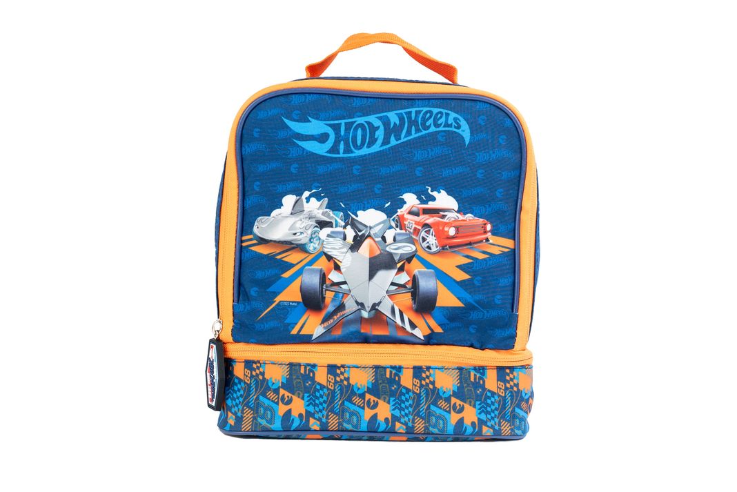Lonchera con Cierre Doble Hot Wheels-0