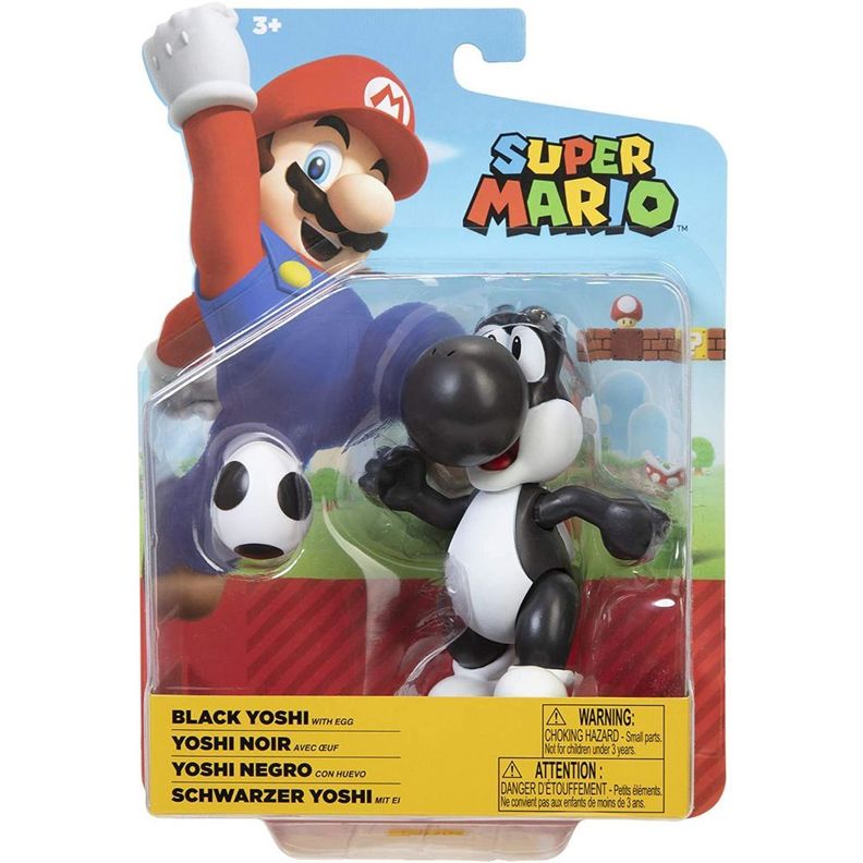 Figura de Yoshi Negro Super Mario-1
