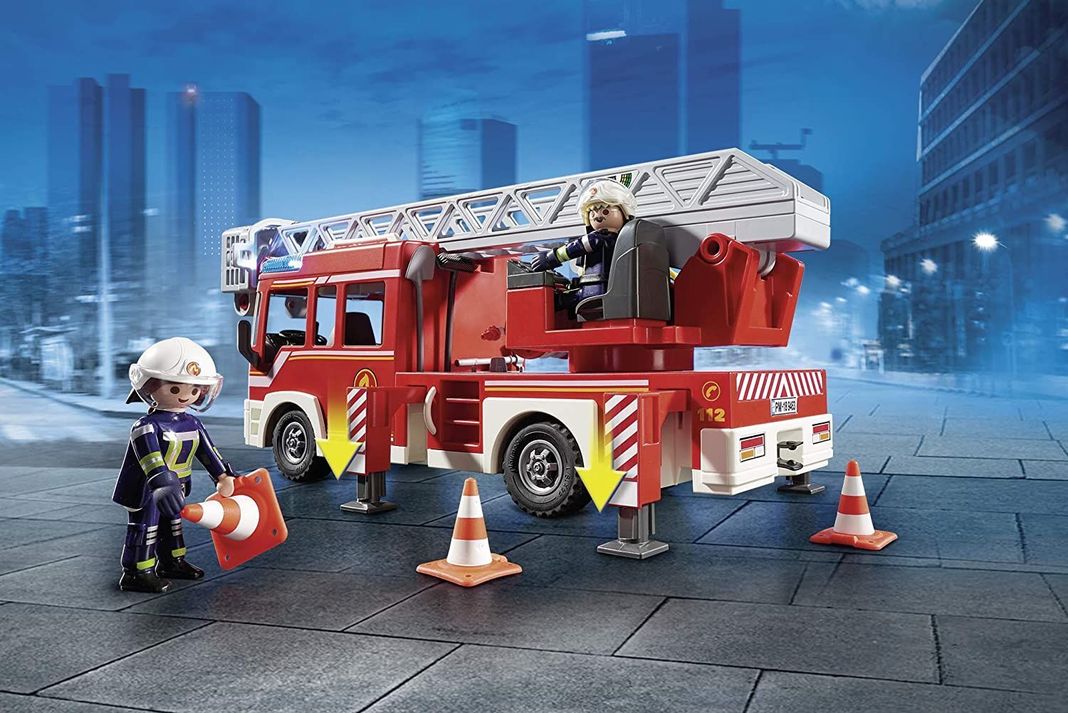 Playmobil Camion De Bomberos Con Escalera 9463-3