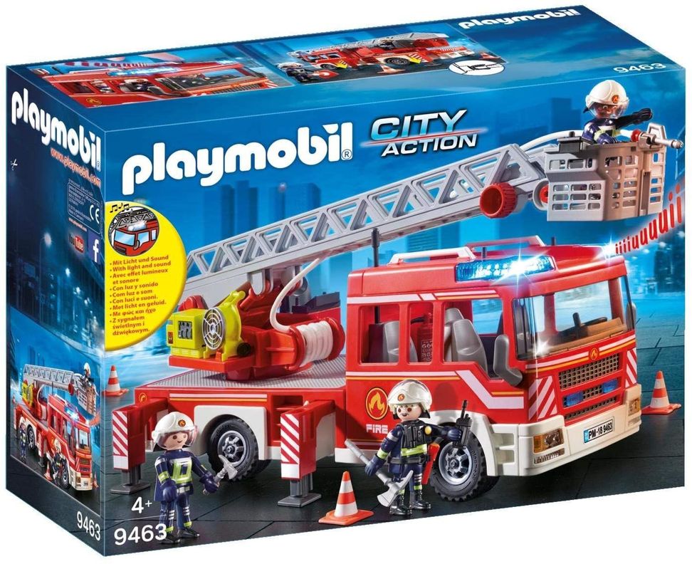Playmobil Camion De Bomberos Con Escalera 9463-0