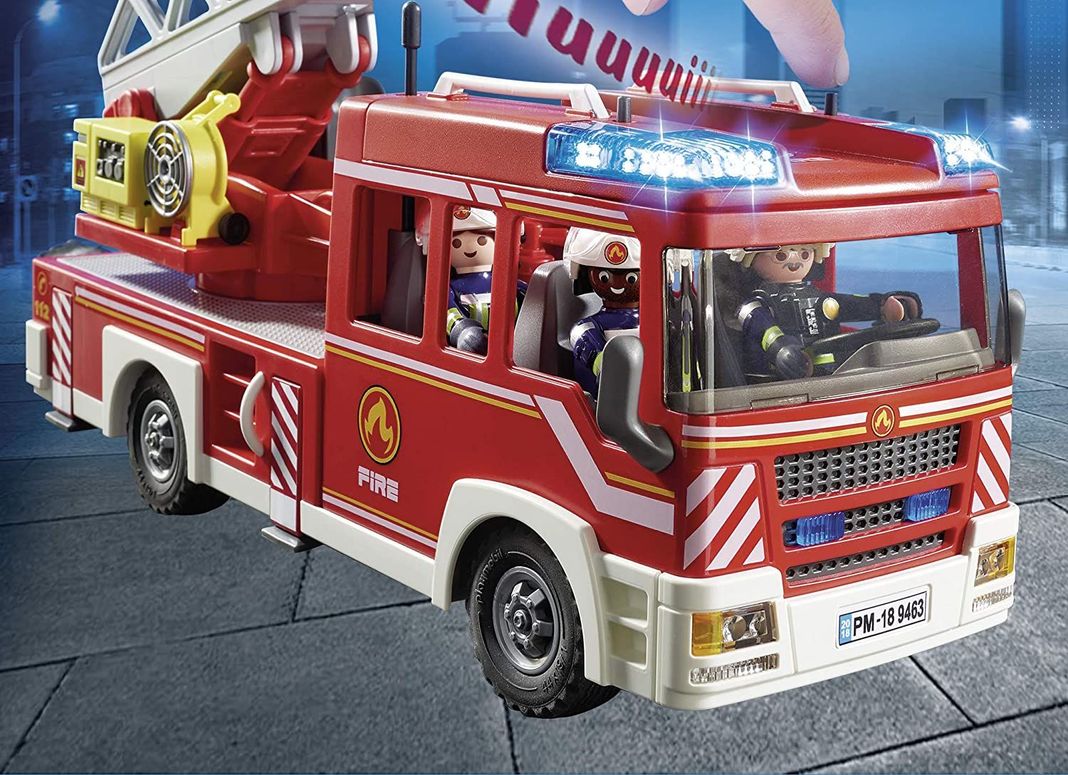 Playmobil Camion De Bomberos Con Escalera 9463-1