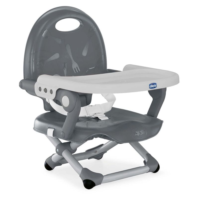 Silla de Comer Tipo Booster Pocket Snack de Chicco Grey-0
