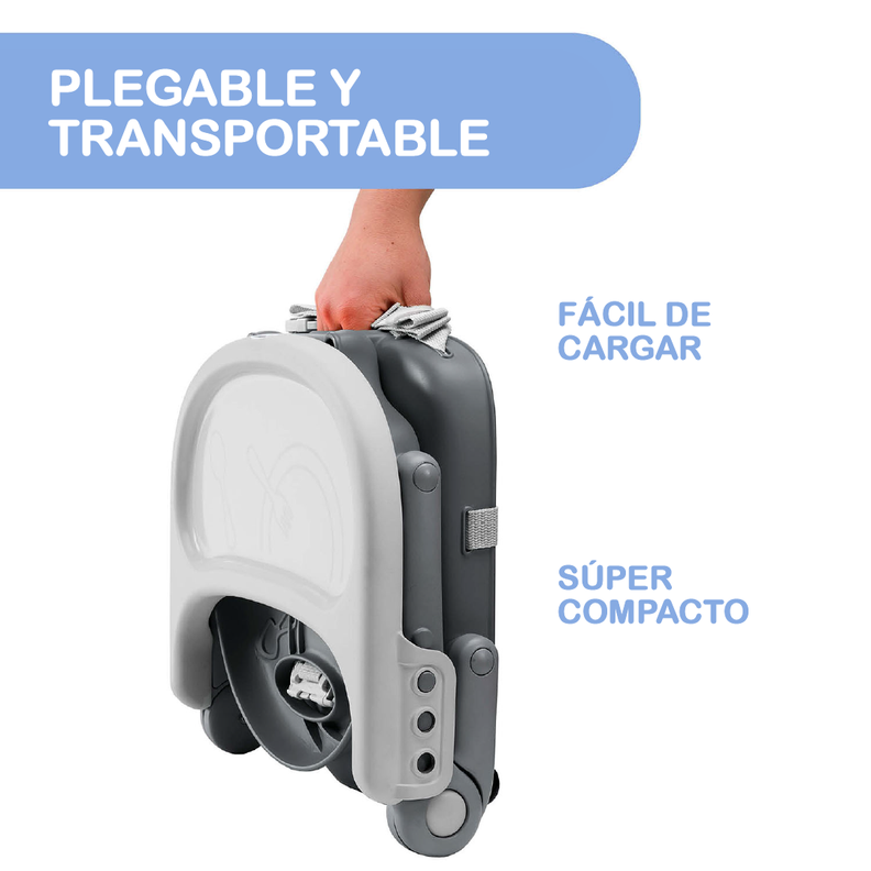 Silla de Comer Tipo Booster Pocket Snack de Chicco Grey-4