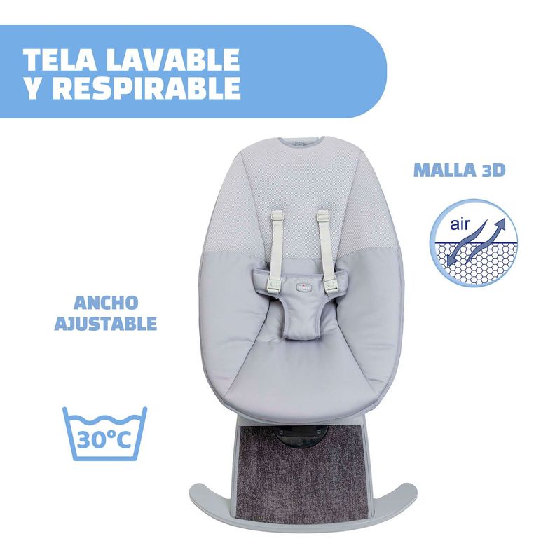 Silla Mecedora Electronica Comfy Wave Silverspring-5