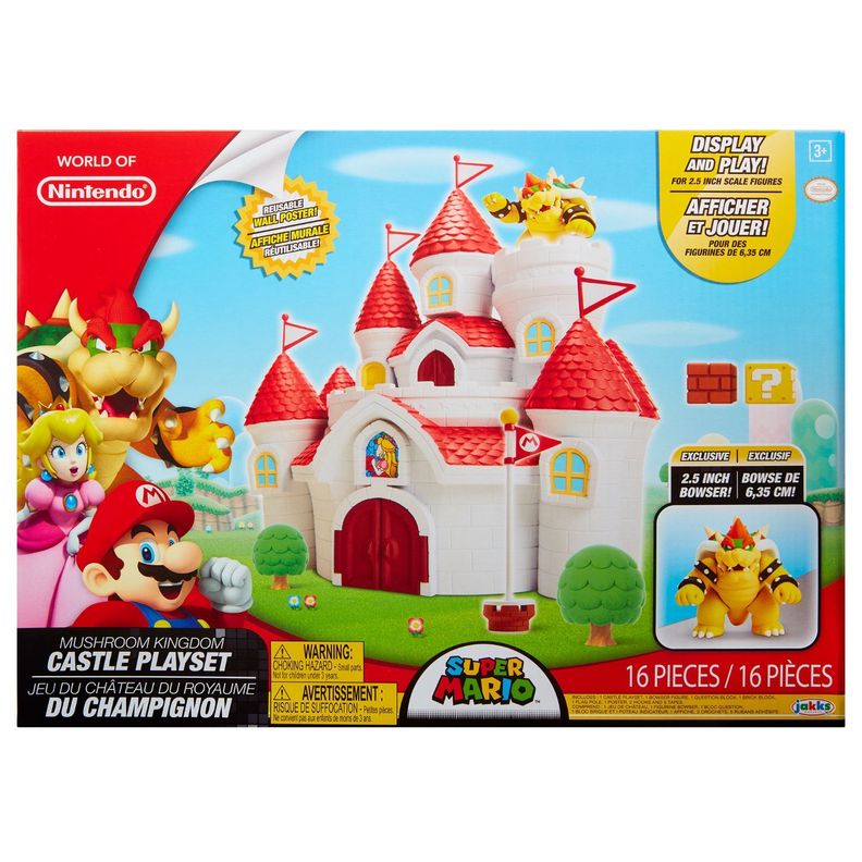 Playset Castillo del Reino Mushroom Super Mario-4