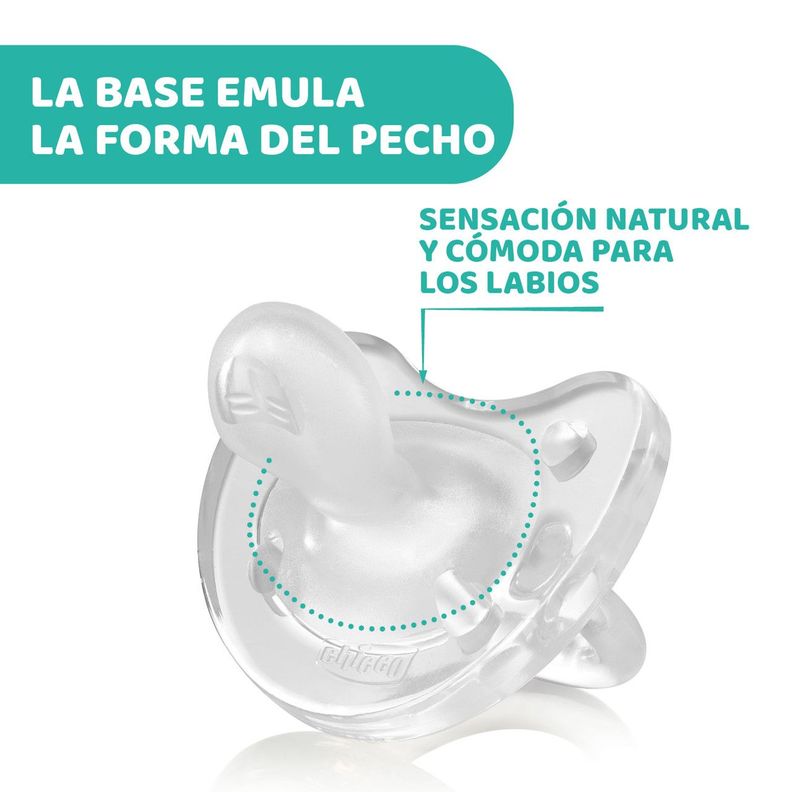 Chupete de Entretención Physiosoft 0-6M Transparente Chicco-5