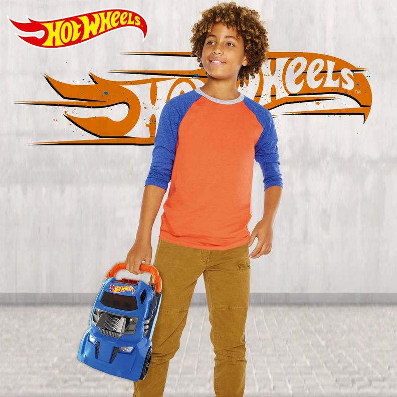 Estuche Porta Autos Hot Wheels con Lanzador Múltiple-7
