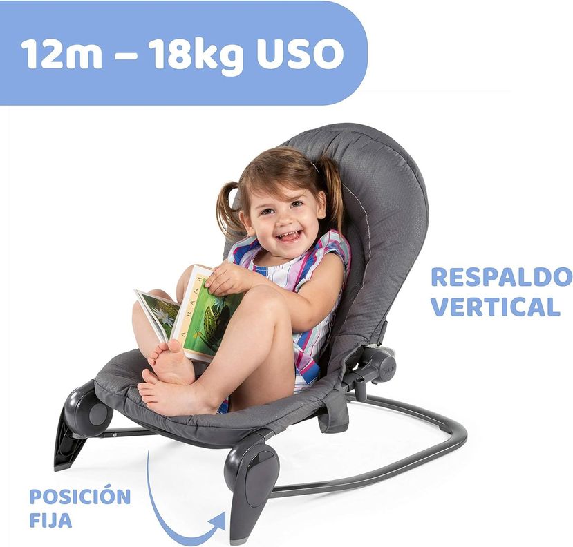 Silla Mecedora Hoopla de Chicco Moon Grey-2