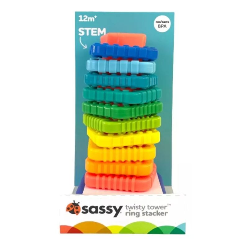 Juguete Apilable De Anillos Sassy-1