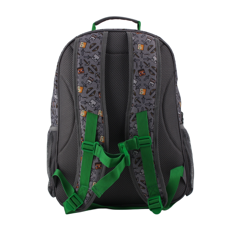 Mochila Juvenil Minecraft Broches-3