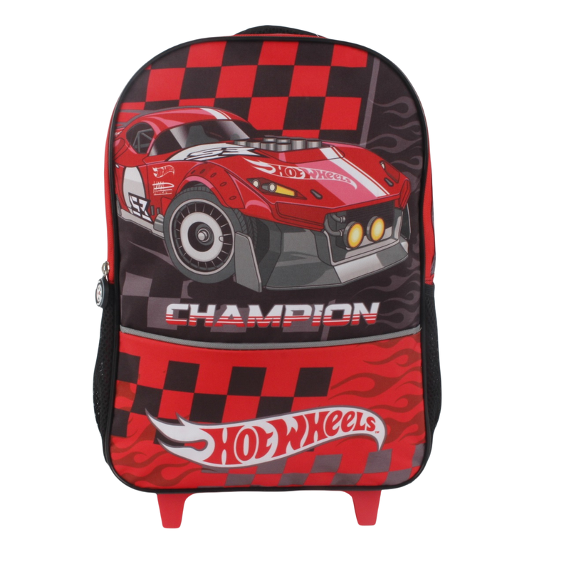 Mochila Infantil con Ruedas 15" Hot Wheels-0