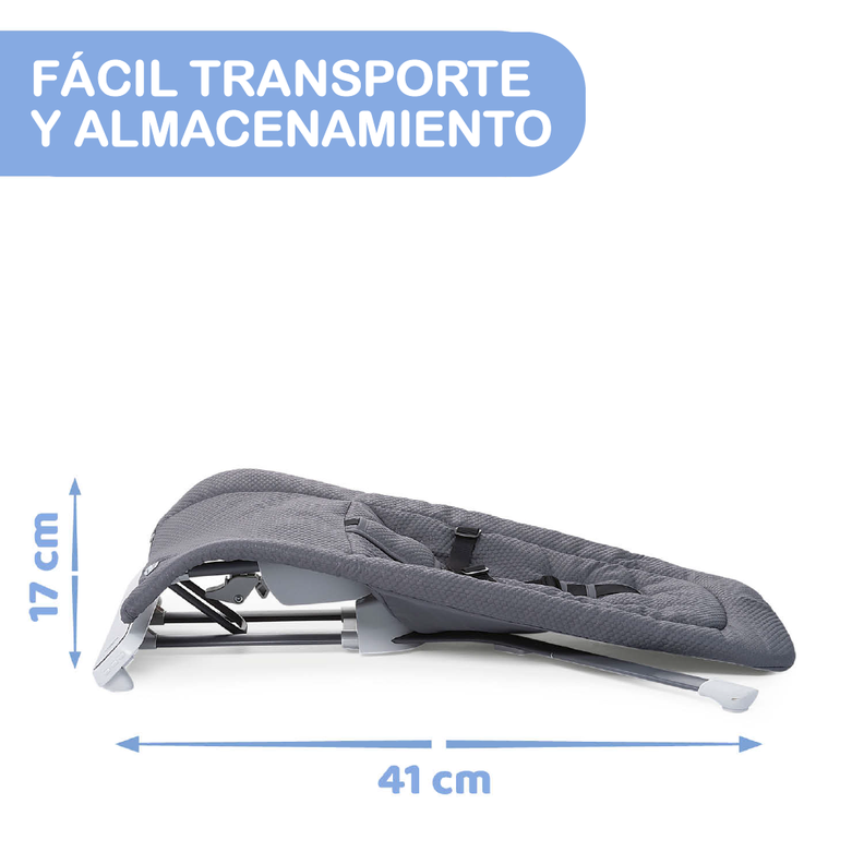 Silla Mecedora Electrónica Rhythm N Sound de Chicco Gris-4