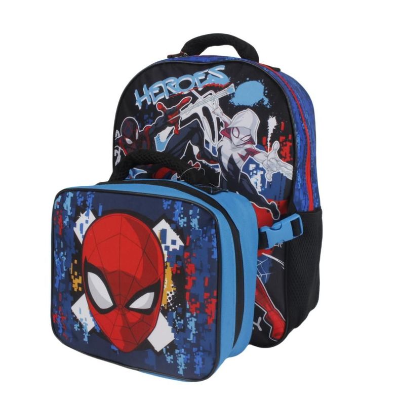 Mochila con Lonchera Spiderman-4