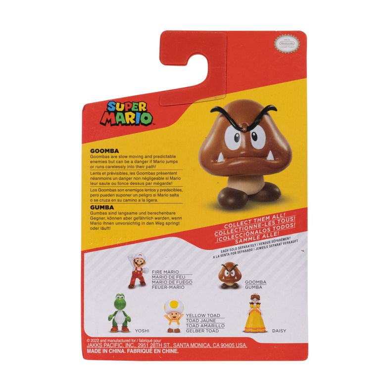 Figura de Goomba 2,5" Super Mario-5