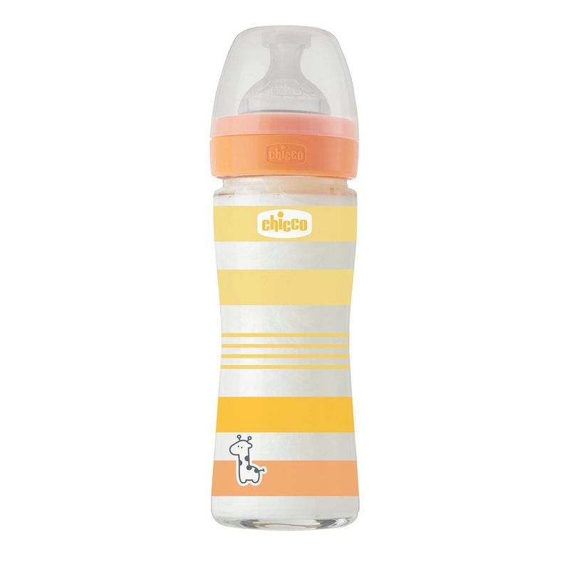 Mamadera Well Being Vetro Glass 250 Ml Chicco-0