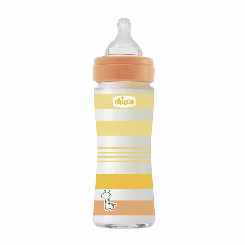 Mamadera Well Being Vetro Glass 250 Ml Chicco-1