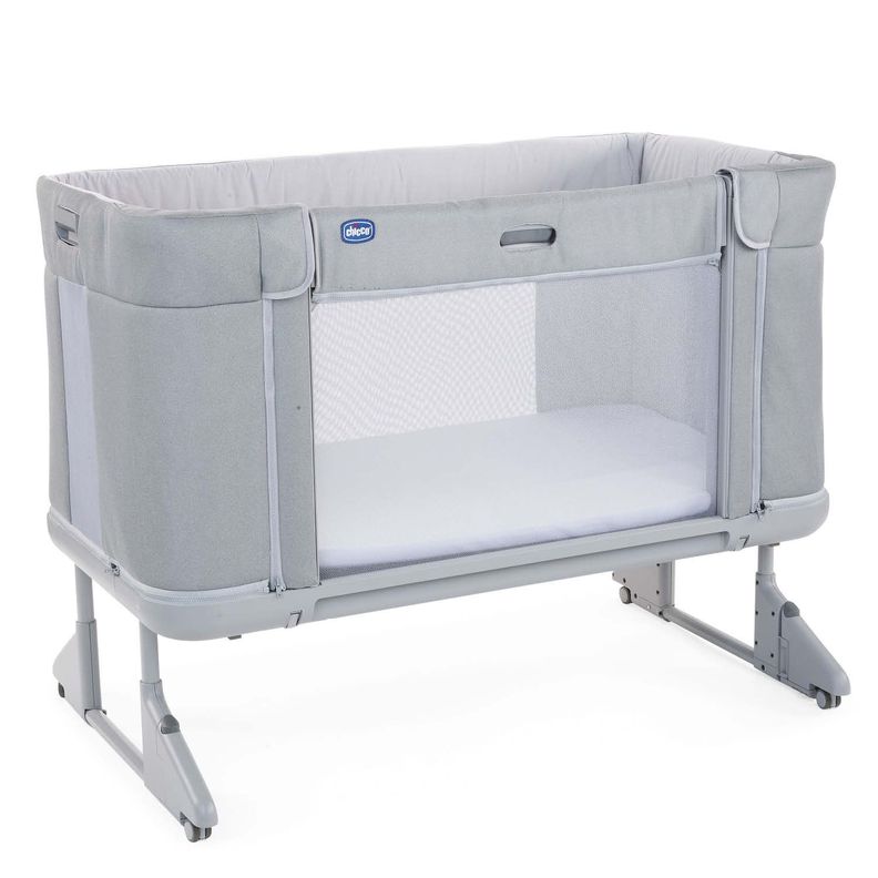 Cuna Colecho Chicco Next2Me Forever Slate Grey-0