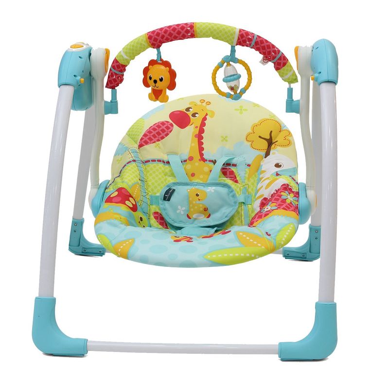 Columpio Portátil Para Bebes Pikaboo Azul-0