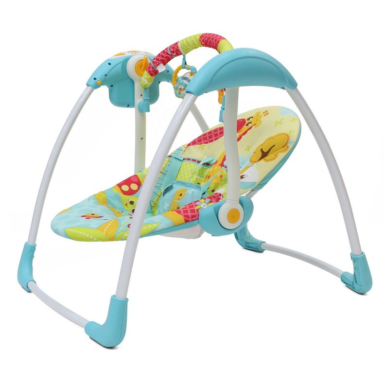 Columpio Portátil Para Bebes Pikaboo Azul-1